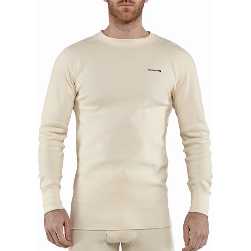 Carhartt Shirts: Men's Heavyweight Cotton Long Sleeve Thermal Knit