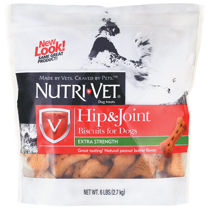 6 lb nutri vet hip and joint biscuits for dogs