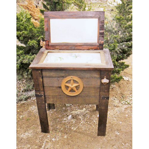 Wooden Patio Cooler Box, Wooden Deck Cooler Box