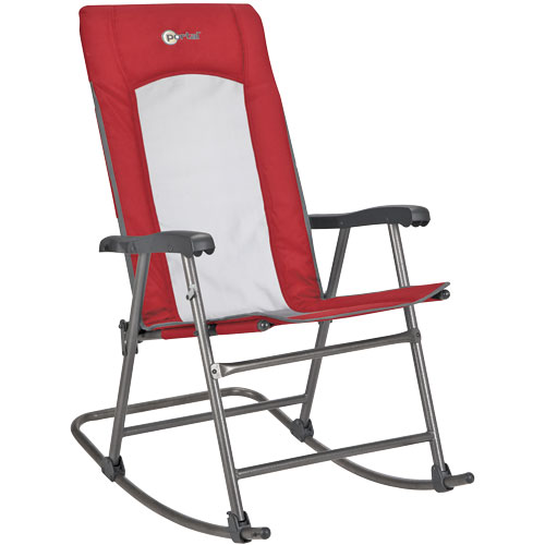 Folding Mesh Rocking Chair, Rocking Folding Chairs Outdoor