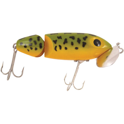 Pradco Fishing Arbogast Jointed Jitterbug Frog Yellow Belly Lure