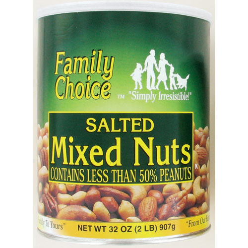 32 Oz Ruckers Family Choice Mixed Nuts