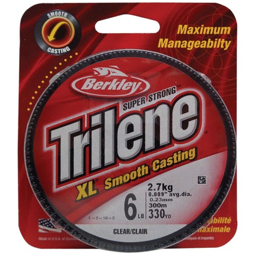 Berkley Trilene XL Smooth Casting Fishing Line 6 Lb.